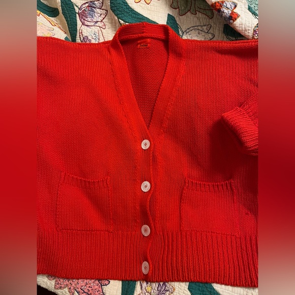 Babaa cardigan in summer flame No.16 - Picture 7 of 9